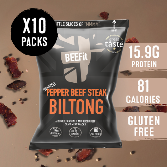 POSITIVELY PEPPER BEEF STEAK 10 x 30g